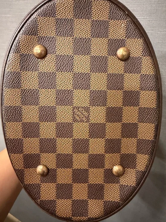 LOUIS VUITTON Marais Shoulder Bag Damier Ebene Leather Brown - Picture 7 of 11